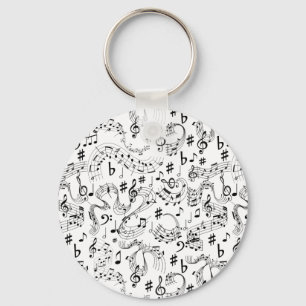 Musik, Musik noter Nyckelring