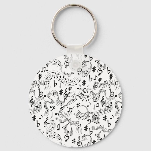 Musik, Musik noter Nyckelring (Framsida)