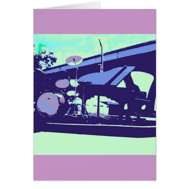 Musik/Musiker Hälsningskort (Framsidan)