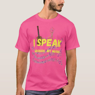 Musik, musiker och Guitar Älskare, samt "Funny Mus T Shirt