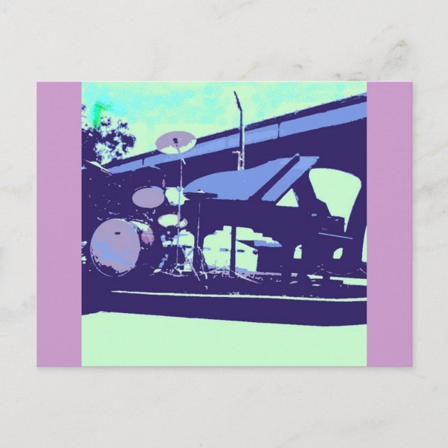 Musik/Musiker Vykort (Framsida)