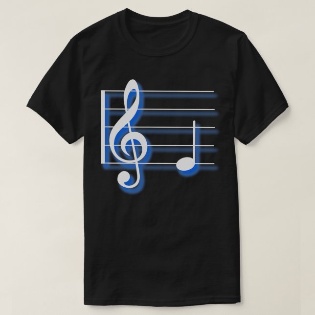 MUSIK NOTER 1 T SHIRT (Design framsida)