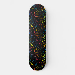 MUSIK NOTER 5 MINI SKATEBOARD BRÄDA 18,5 CM