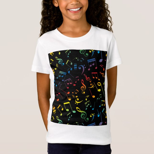 MUSIK NOTER 5 T SHIRT (Framsida)