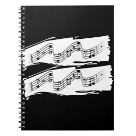 Musik noter anteckningsbok