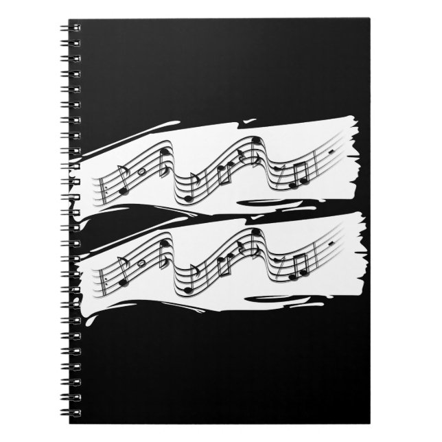 Musik noter anteckningsbok (Framsidan)