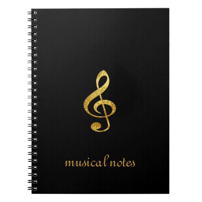 musik noter anteckningsbok (Framsidan)