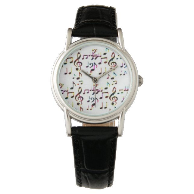 musik noter art armbandsur (Framsida)