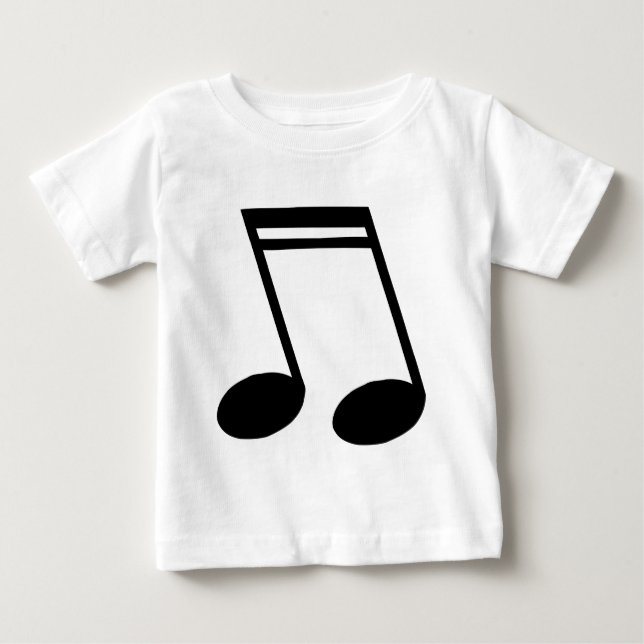 Musik noter Beamed Semiquavers Tee (Framsida)