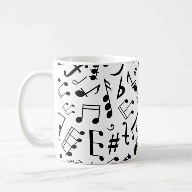 musik noter Classic Mugg (Vänster)