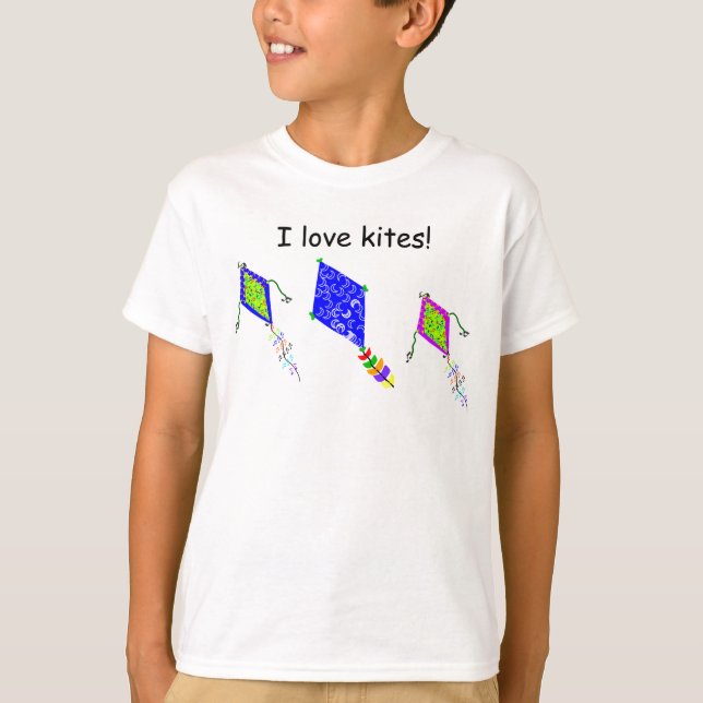 Musik noter Crescent Måne Kids Kite Tee (Framsida)