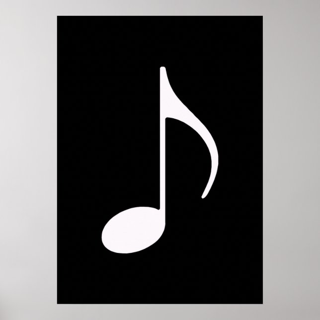 musik noter dekoration poster (Framsidan)