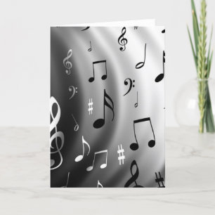 musik noter Design Helgkort