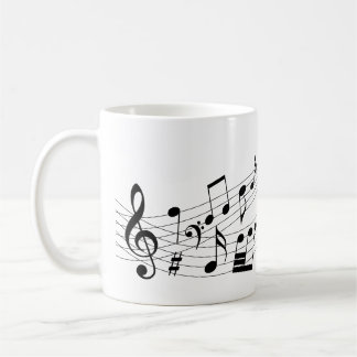Musik noter Design Kaffemugg