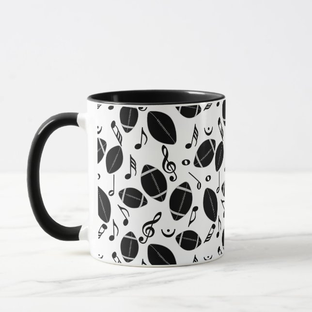 Musik noter Fotbollar Mugg (Vänster)