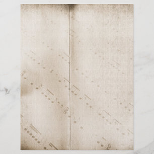 Musik noter Grunge Letterhead
