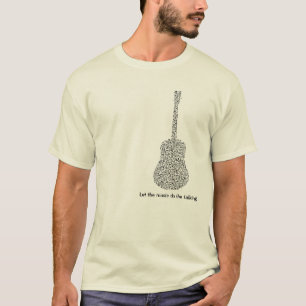 Musik noter Guitar låter musiken göra det som prat T-shirt