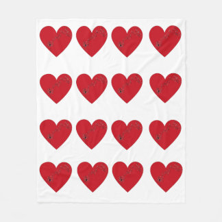 Musik noter i hjärtat, Fleece Blanket