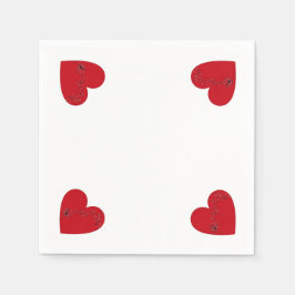 Musik noter i hjärtat, Pappersservett