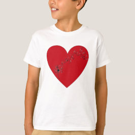 Musik noter i hjärtat, T-Shirt
