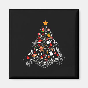 Musik noter Julgran Musical Teacher Music X Magnet