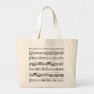 musik noter jumbo tygkasse