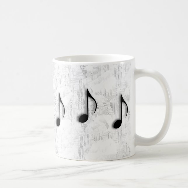 Musik noter kaffemugg (Höger)