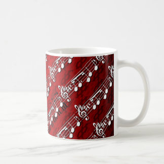 Musik noter kaffemugg