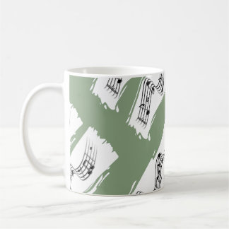 Musik noter kaffemugg
