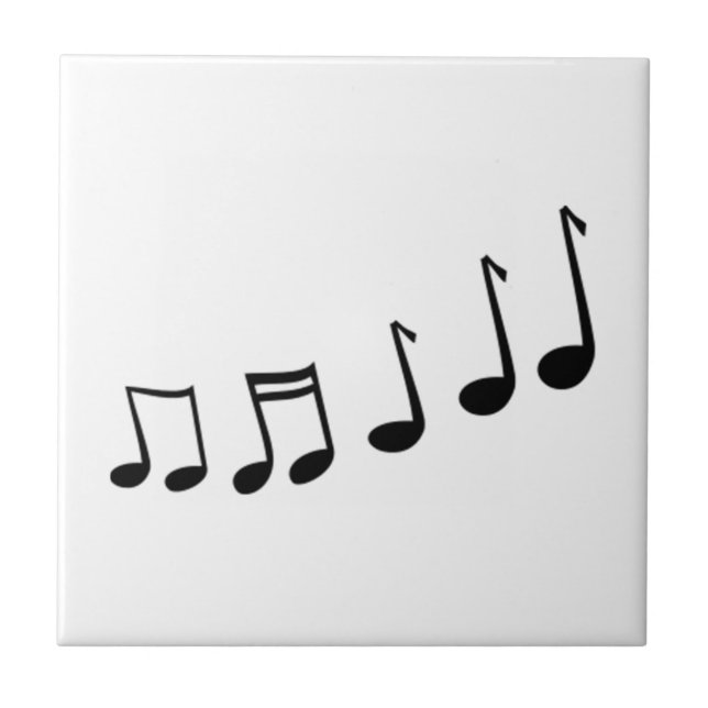 Musik noter kakelplatta (Framsidan)
