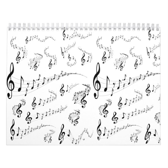 musik noter kalender (Omslag)