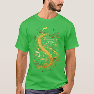 Musik noter Klassisk känsla T Shirt