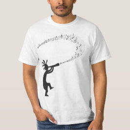 Musik noter Kokopelli Native American T-Shirt