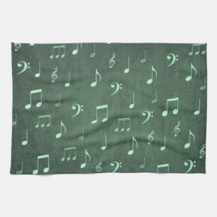 musik noter kökshandduk
