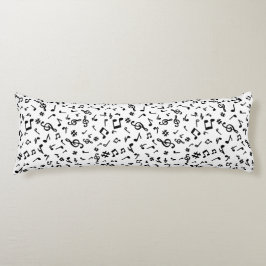 Musik noter kroppskudde