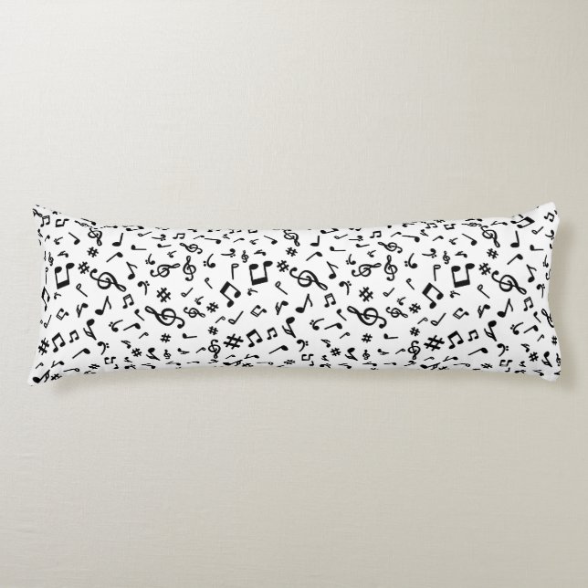 Musik noter kroppskudde (Framsidan)