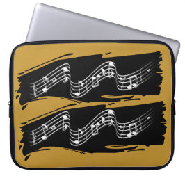 Musik noter laptop fodral