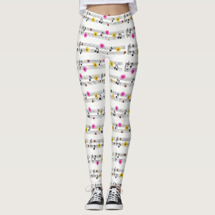 Musik noter Leggings