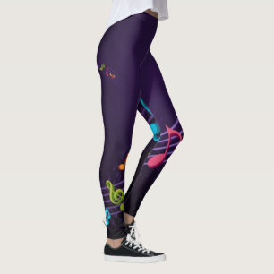 Musik noter leggings