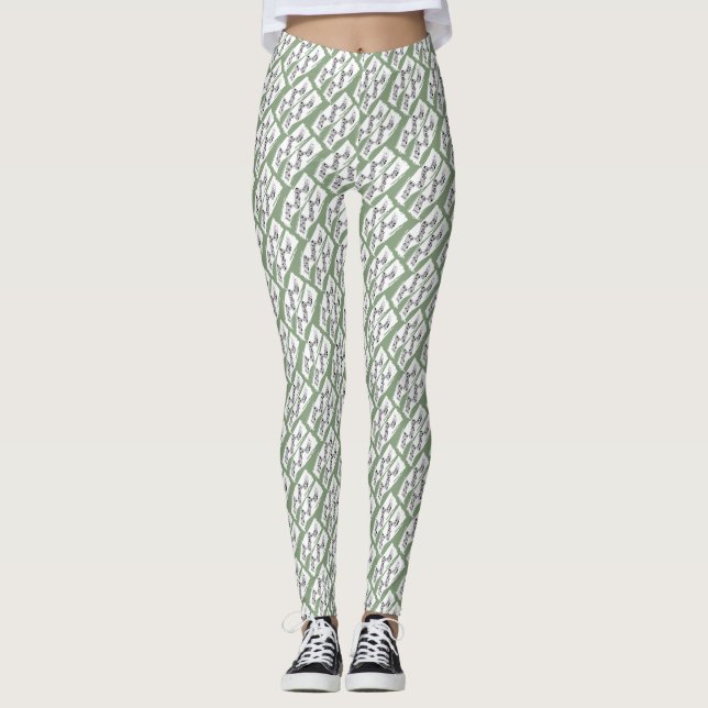 Musik noter leggings (Framsida)