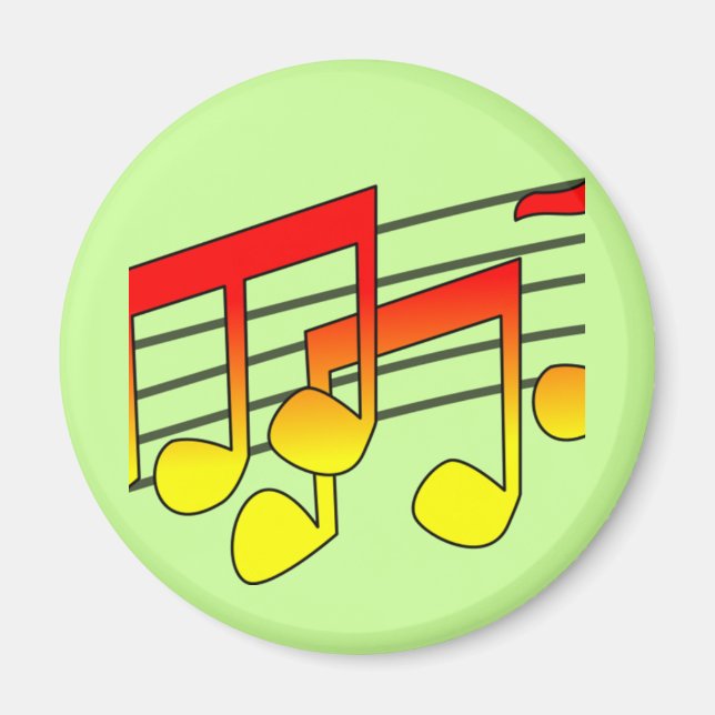 Musik noter magnet (Framsidan)