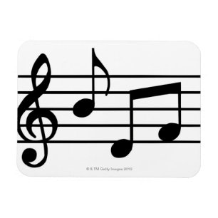 Musik noter magnet