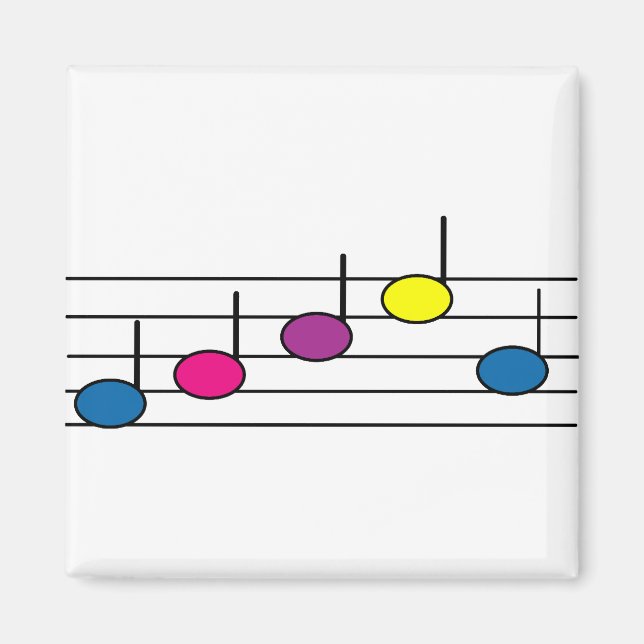 Musik noter Magnet (Framsidan)