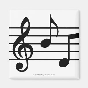 Musik noter magnet