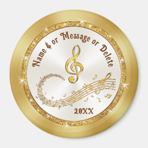 Musik noter Magnets, Music ThMeed Party favors. Magnet