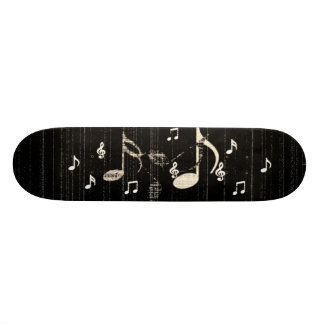 musik noter mini skateboard bräda 18,7 cm