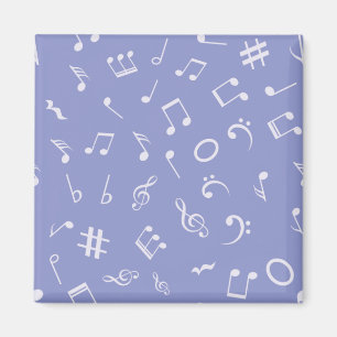 Musik noter mönster magnet