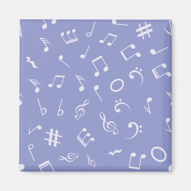 Musik noter mönster magnet (Framsidan)