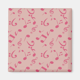 Musik noter mönster magnet