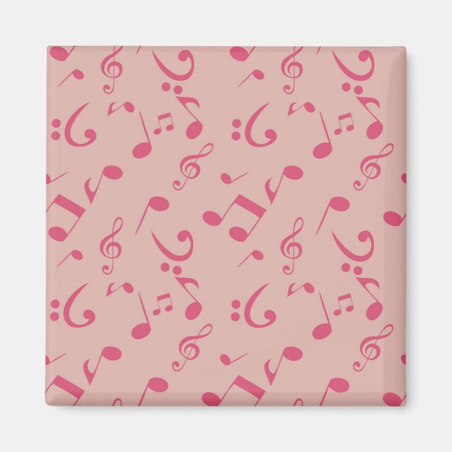 Musik noter mönster magnet (Framsidan)